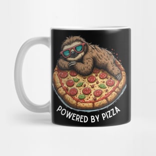 Sloth Life: Powered by Pizza Mug